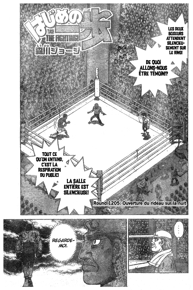 Hajime No Ippo: Chapter 1205 - Page 1
